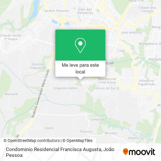 Condominio Residencial Francisca Augusta mapa