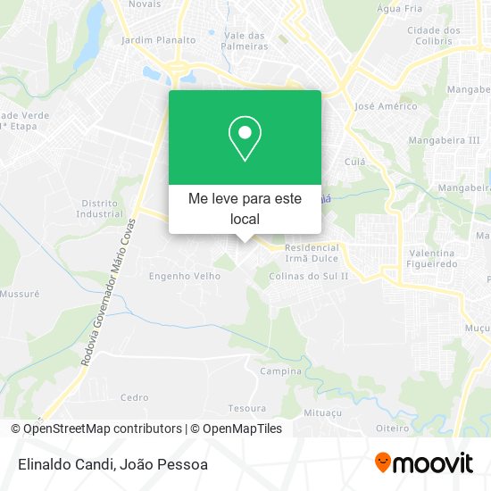 Elinaldo Candi mapa