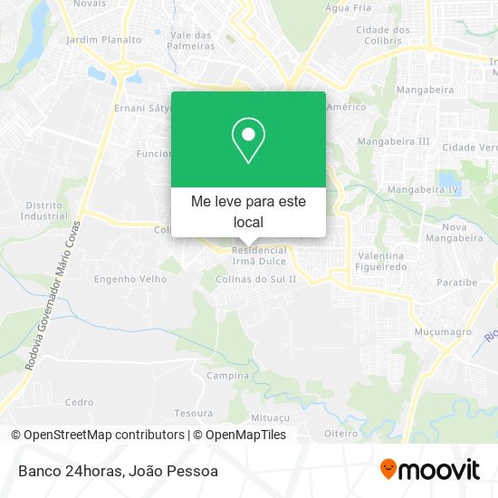 Banco 24horas mapa