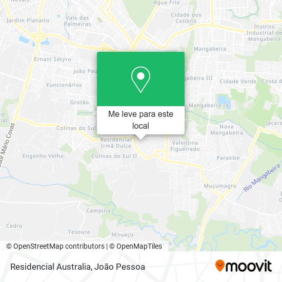 Residencial Australia mapa