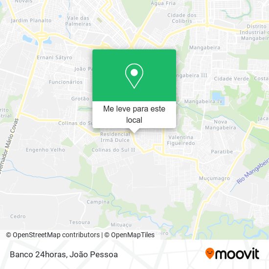 Banco 24horas mapa