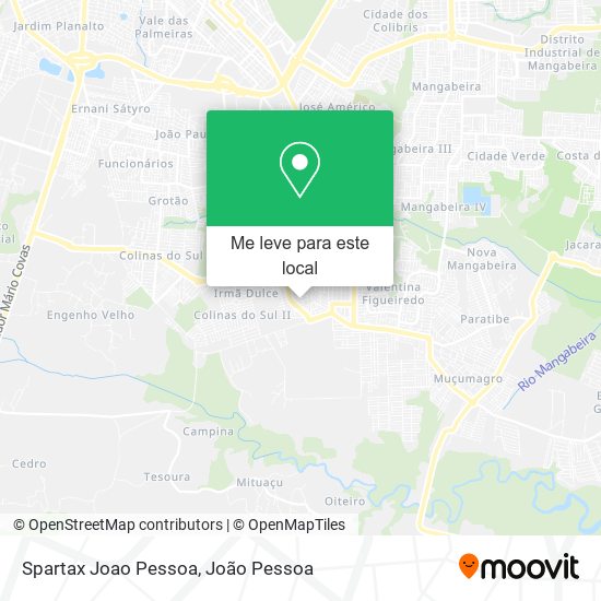 Spartax Joao Pessoa mapa