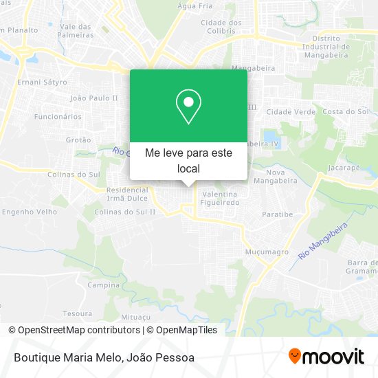 Boutique Maria Melo mapa