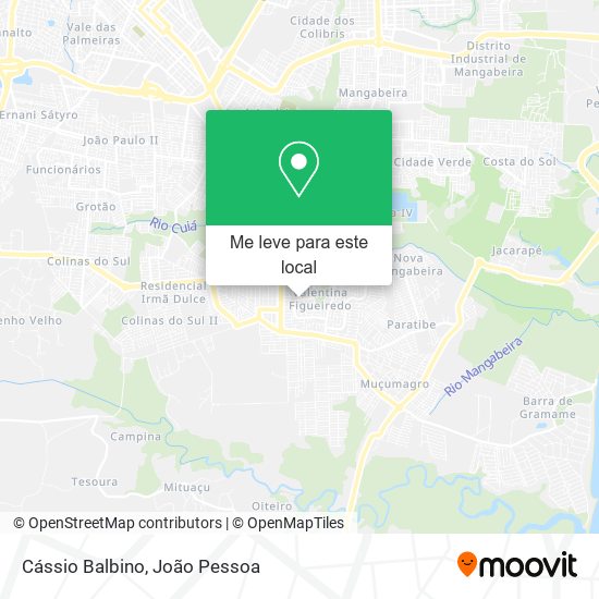 Cássio Balbino mapa