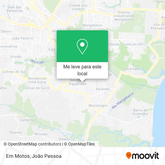 Em Motos mapa