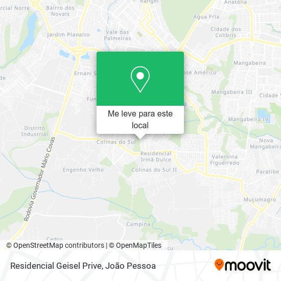 Residencial Geisel Prive mapa