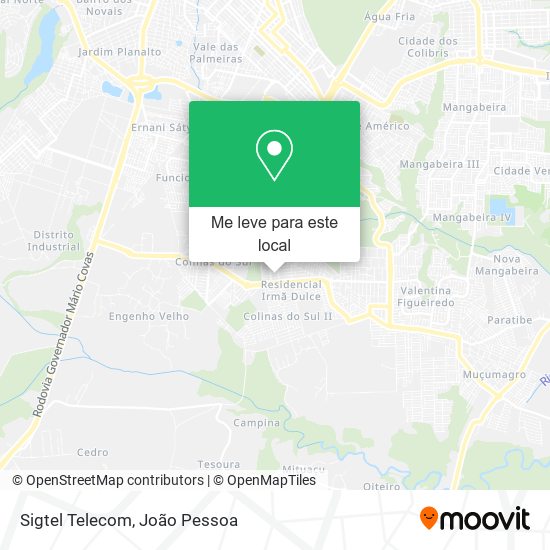 Sigtel Telecom mapa