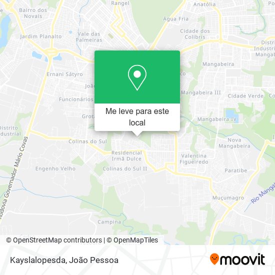 Kayslalopesda mapa