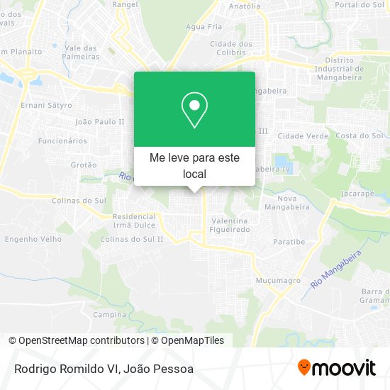Rodrigo Romildo VI mapa