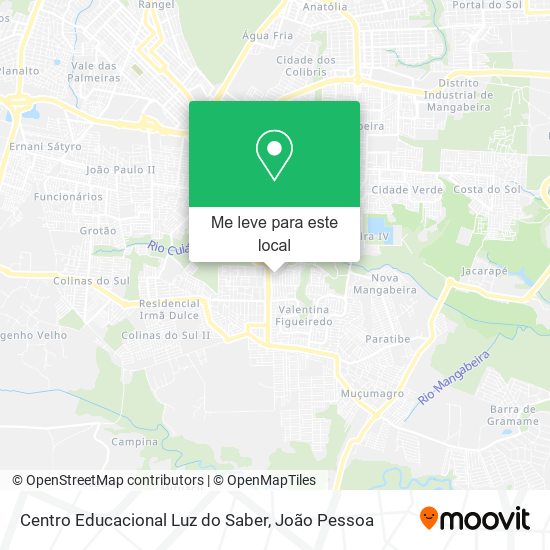 Centro Educacional Luz do Saber mapa