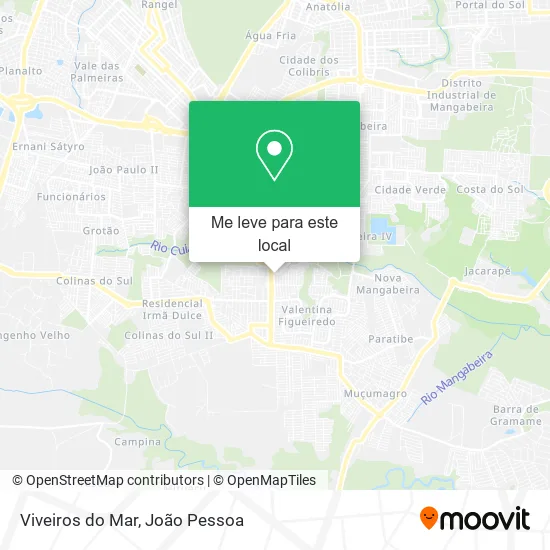 Viveiros do Mar mapa