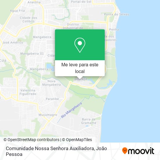 Comunidade Nossa Senhora Auxiliadora mapa