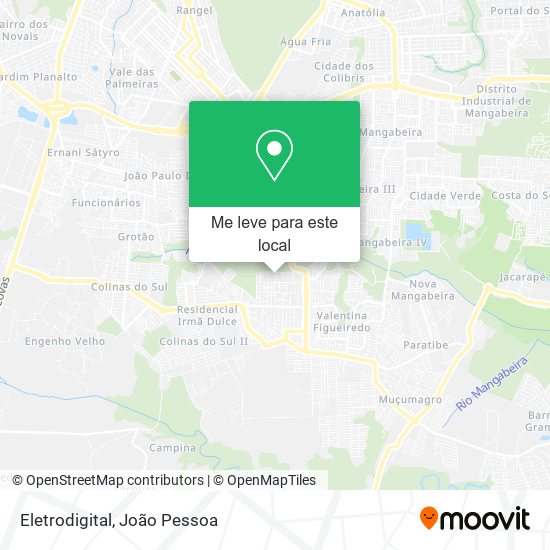Eletrodigital mapa