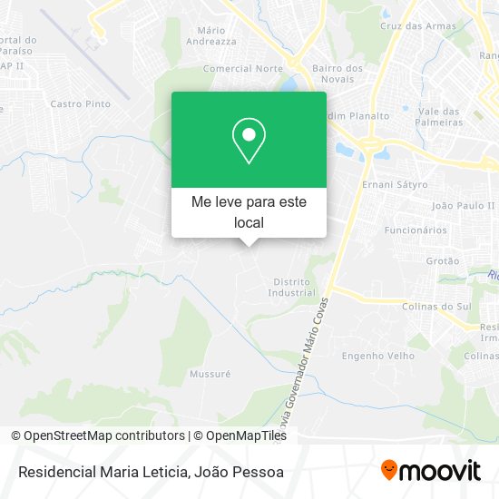 Residencial Maria Leticia mapa