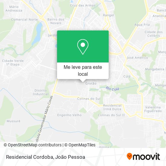 Residencial Cordoba mapa