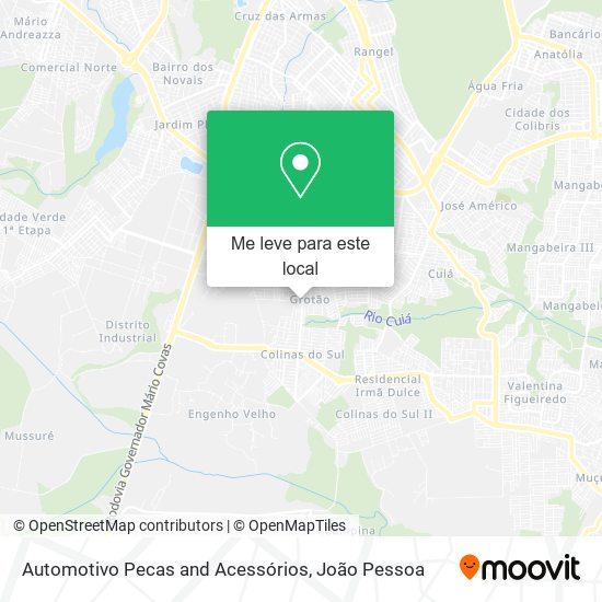 Automotivo Pecas and Acessórios mapa