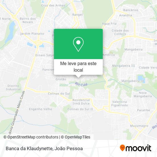 Banca da Klaudynette mapa
