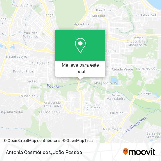Antonia Cosméticos mapa