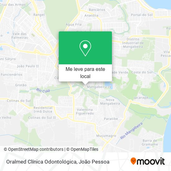 Oralmed Clínica Odontológica mapa