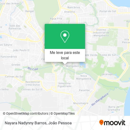 Nayara Nadynny Barros mapa
