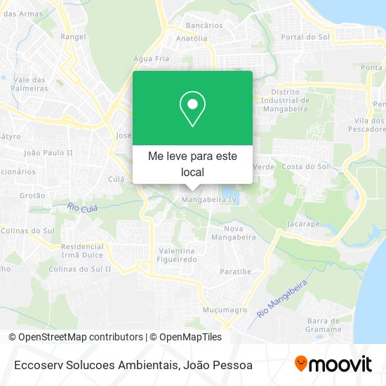 Eccoserv Solucoes Ambientais mapa