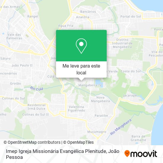 Imep Igreja Missionária Evangélica Plenitude mapa