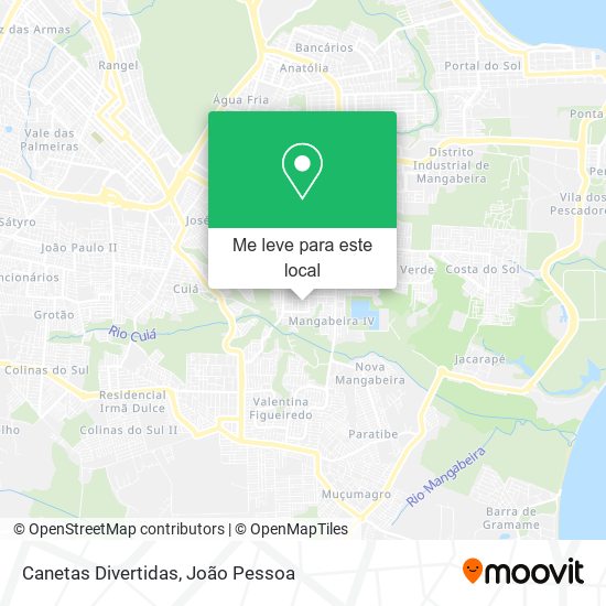 Canetas Divertidas mapa