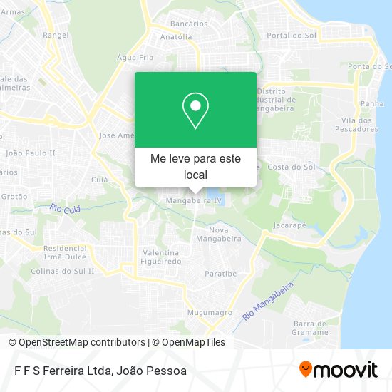 F F S Ferreira Ltda mapa