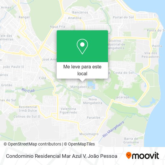 Condominio Residencial Mar Azul V mapa