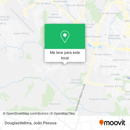 Douglasdelima mapa