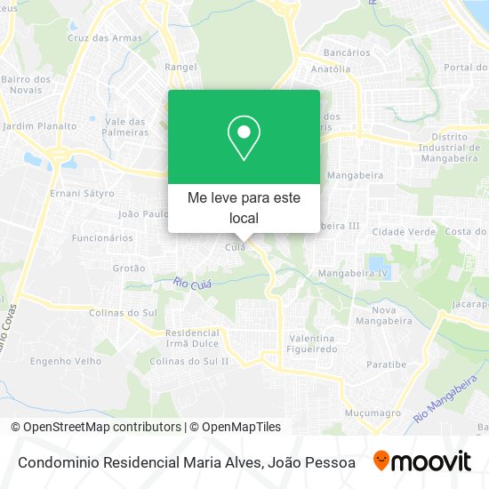 Condominio Residencial Maria Alves mapa