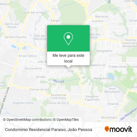 Condominio Residencial Paraiso mapa