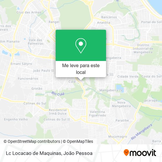 Lc Locacao de Maquinas mapa