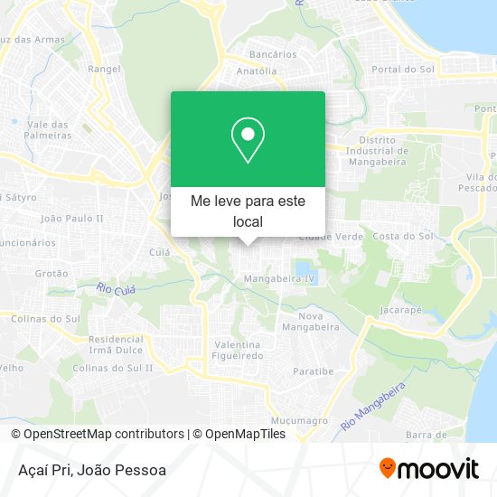 Açaí Pri mapa