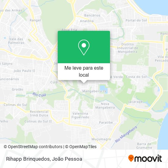 Rihapp Brinquedos mapa