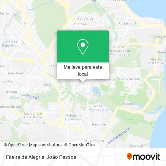 Fiteira da Alegria mapa