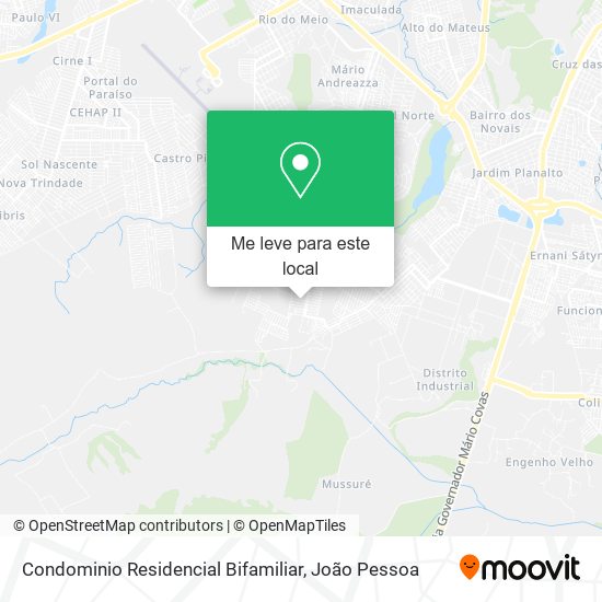 Condominio Residencial Bifamiliar mapa