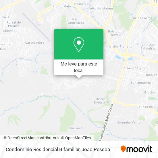 Condominio Residencial Bifamiliar mapa