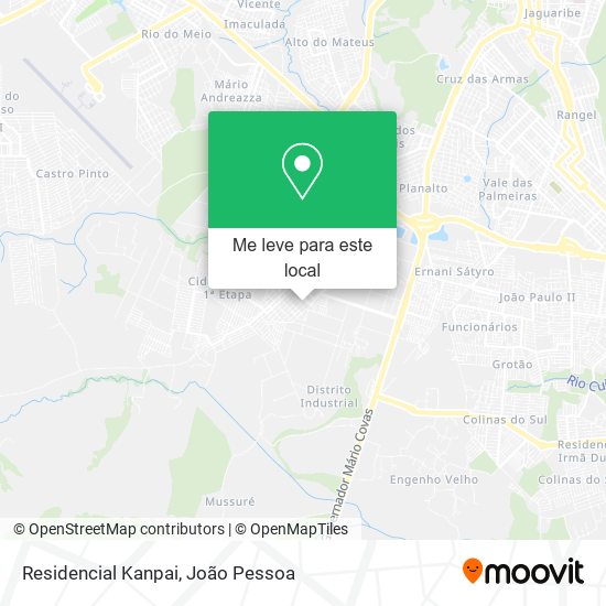 Residencial Kanpai mapa