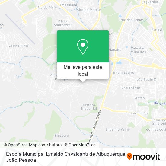 Escola Municipal Lynaldo Cavalcanti de Albuquerque mapa