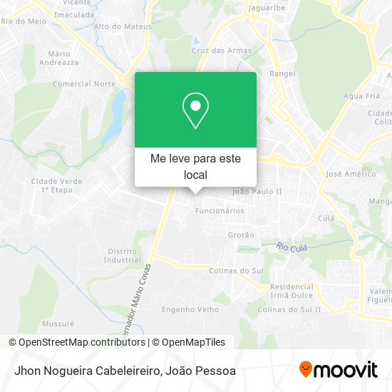 Jhon Nogueira Cabeleireiro mapa