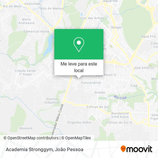 Academia Stronggym mapa
