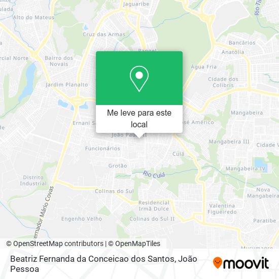 Beatriz Fernanda da Conceicao dos Santos mapa
