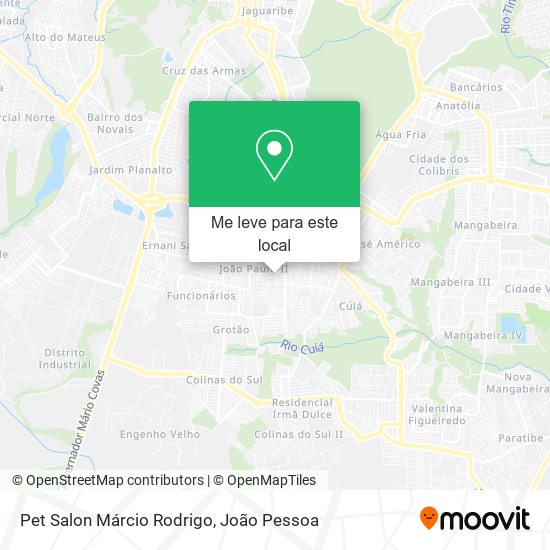 Pet Salon Márcio Rodrigo mapa