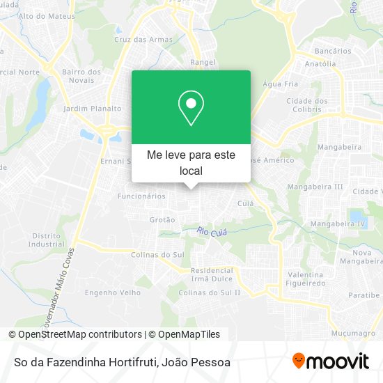 So da Fazendinha Hortifruti mapa
