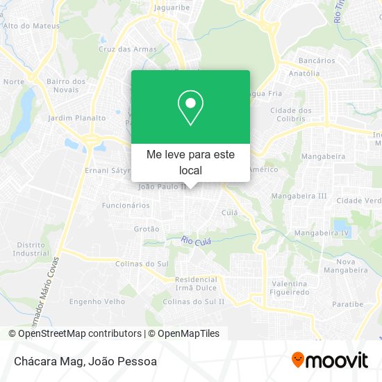 Chácara Mag mapa
