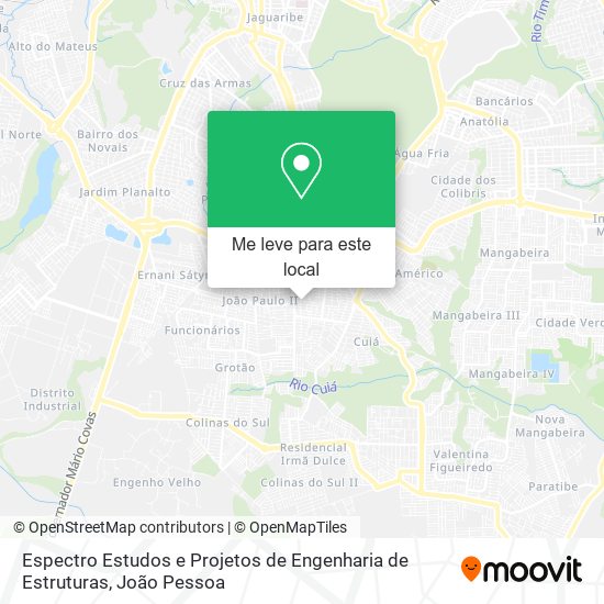 Espectro Estudos e Projetos de Engenharia de Estruturas mapa