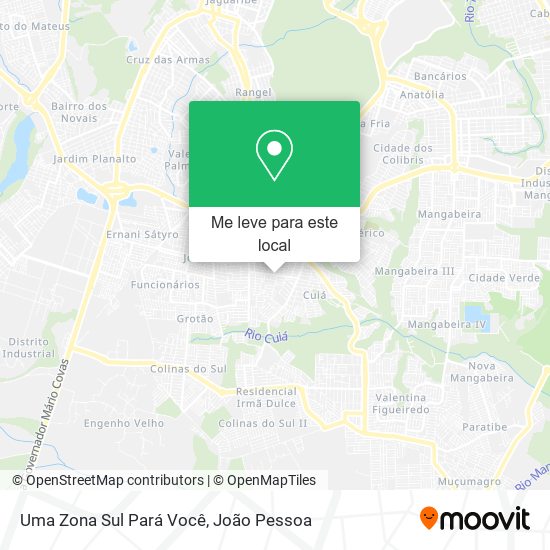 Uma Zona Sul Pará Você mapa
