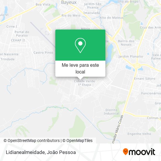 Lidianealmeidade mapa