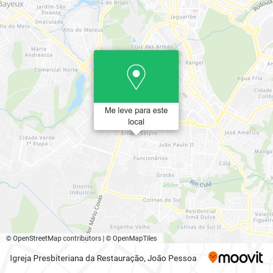 Igreja Presbiteriana da Restauração mapa